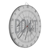 Modern, einfach, cool, urban design Don't Hide Dartscheibe (Vorderseite Links)