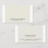 Modern Einfach Elegant Kreativ Schlicht Beruflich Visitenkarte (Vorne/Hinten)