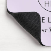 Modern Einfach Fügen Sie Ihr Logo hinzu Mousepad (Ecke)