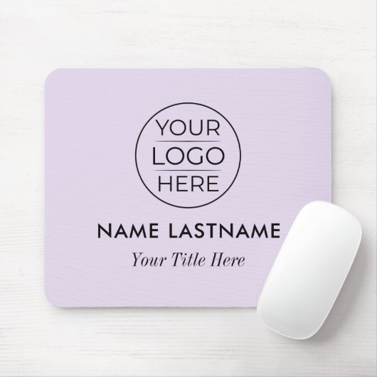 Modern Einfach Fügen Sie Ihr Logo hinzu Mousepad (Mit Mouse)