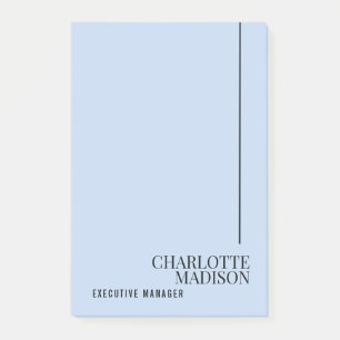 Modern Einfach Hellblau Schlicht Minimalistisch Ei Post-it Klebezettel