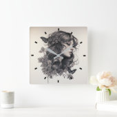 Modern einfach kreieren Sie Ihre Uhr am Platz (Zuhause)