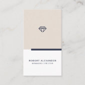 Modern einfach, Minimalistisch, Beruflich bestellb Visitenkarte (Vorderseite)