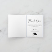 Modern Einfach Minimalistischer Abschluss 2 FOTO D Dankeskarte (Innenseite)