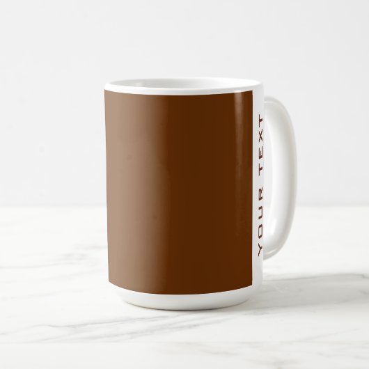 Modern, einfach, Name oder Text groß Kaffeetasse (VorderseiteRechts)
