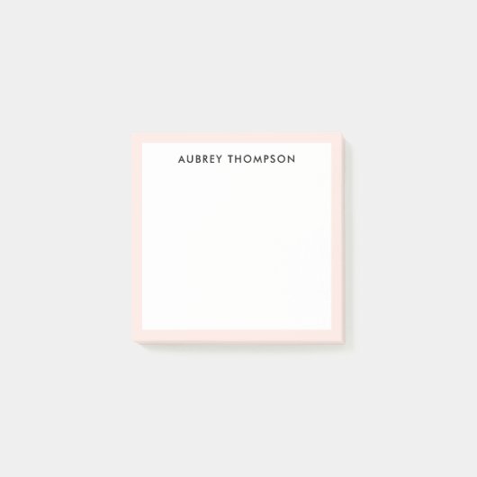 Modern einfach post-it klebezettel (Vorderseite)