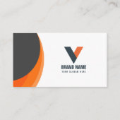 Modern einfach visitenkarte (Rückseite)