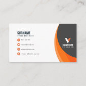 Modern einfach visitenkarte (Vorderseite)