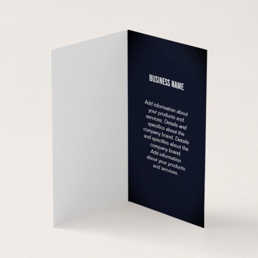 Modern | einfach visitenkarten (Innenseite)