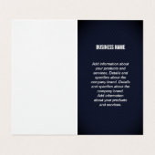 Modern | einfach visitenkarten (Innenseite Aufgefaltet)