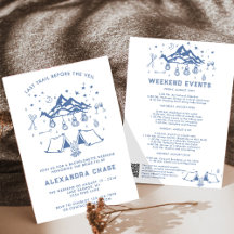 Modern Einfache Cam Bachelorette Itinerary Weekend