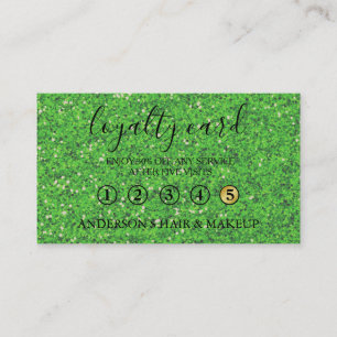 Modern Einfache elegante Typografie Loyalty Card Visitenkarte