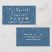 Modern Einfache elegante Typografie Loyalty Card Visitenkarte (Vorne/Hinten)