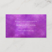 Modern Einfache elegante Typografie Loyalty Card Visitenkarte (Rückseite)