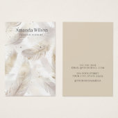 Modern Einfache Goldschmuckkarte (Vorne & Hinten)