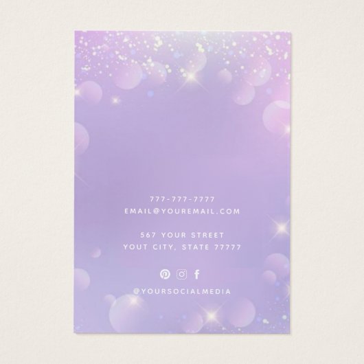 Modern Einfache Schmuckkollektion für Glitzer (Rückseite)