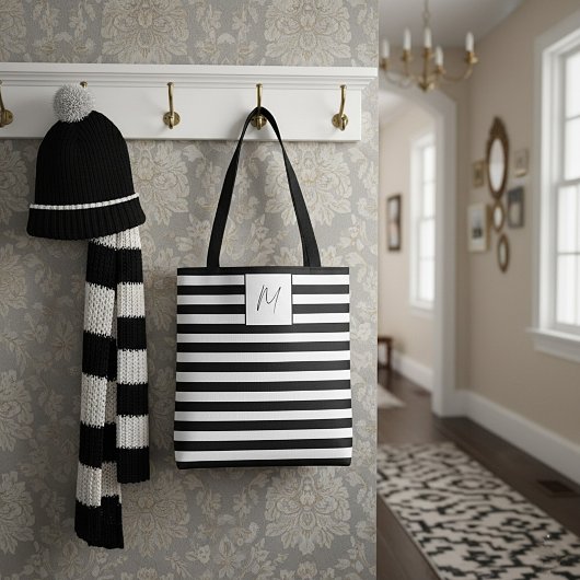 Modern einfache Streifen Tasche