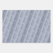 Modern Einfache Violine Schwarz Gelb Terracotta Bl Geschenkpapier Set (Vorderseite 2)