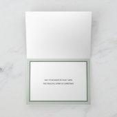 Modern Einfache Weihnachtskarte Feiertagskarte (Innenseite)
