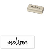 Modern einfacher Brush Handwriting Name Gummistempel (Stempel)