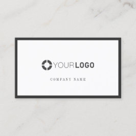 Modern einfaches Firmenlogo für Holzkohle Visitenkarte