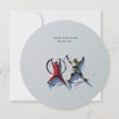 MoDeRN Einfaches MINIMALISTISCHES Foto Save The Date (Vorderseite)