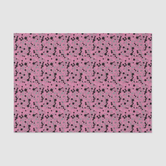 Modern einfaches rosa Terrazzo-Tissue Seidenpapier (Vorderseite)