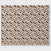 Modern einfaches, rotes Terrazzo-Wrapping Paper Geschenkpapier (Flach)