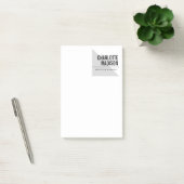 Modern, einfaches, trendiges, minimalistisches Des Post-it Klebezettel (Büro)