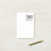 Modern, einfaches, trendiges, minimalistisches Des Post-it Klebezettel (Auf Schreibtisch)