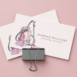 Modern eingerichtete Reinigungsdienste Visitenkarte