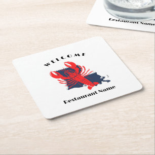 Modern eingerichteter individuelle Name Louisiana Rechteckiger Pappuntersetzer