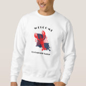 Modern eingerichteter individuelle Name Louisiana Sweatshirt (Vorderseite)