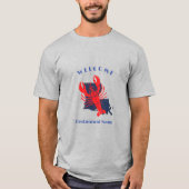 Modern eingerichteter individuelle Name Louisiana T-Shirt (Vorderseite)
