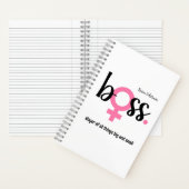 Modern eingerichtetes Boss Lady Zuhause Office-Dek Notizblock (Innen)