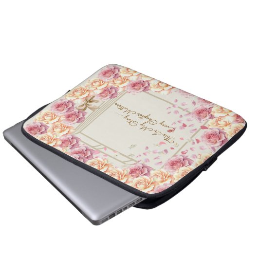 Modern Electronics Organizer Bag – Unique Design Laptopschutzhülle (Vorne Knopf)