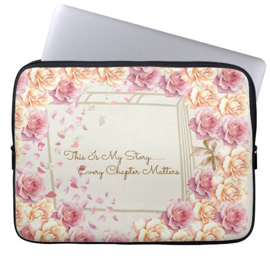 Modern Electronics Organizer Bag – Unique Design Laptopschutzhülle (Vorderseite)