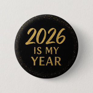 Modern Elegant 2026 ist mein Jahr Button