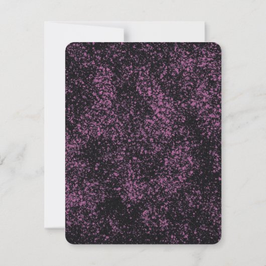 Modern, Elegant Abstract Stationery Flat Note Card Mitteilungskarte (Rückseite)