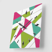 Modern, elegant, abstrakt, dekorativ, Uhr (Winkel)