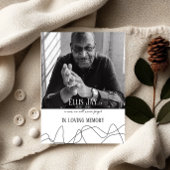 Modern | elegant | Beibehalten | Beerdigungskarte Visitenkarte