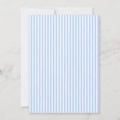 Modern Elegant Blue White Photo Graduation   Ankündigung (Rückseite)