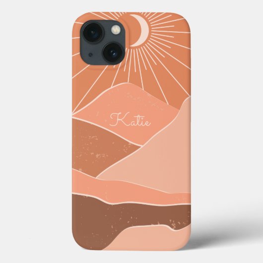 Modern Elegant Boho Girly Case-Mate iPhone Hülle (Rückseite)