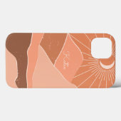 Modern Elegant Boho Girly Case-Mate iPhone Hülle (Rückseite (Horizontal))
