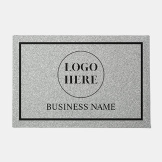 Modern Elegant Business Logo Doormat Fußmatte