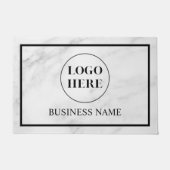 Modern Elegant Business Logo Doormat Fußmatte (Vorderseite)