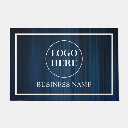 Modern Elegant Business Logo Doormat Fußmatte (Vorderseite)