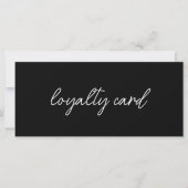Modern Elegant Business Logo Loyalty Card (Vorderseite)