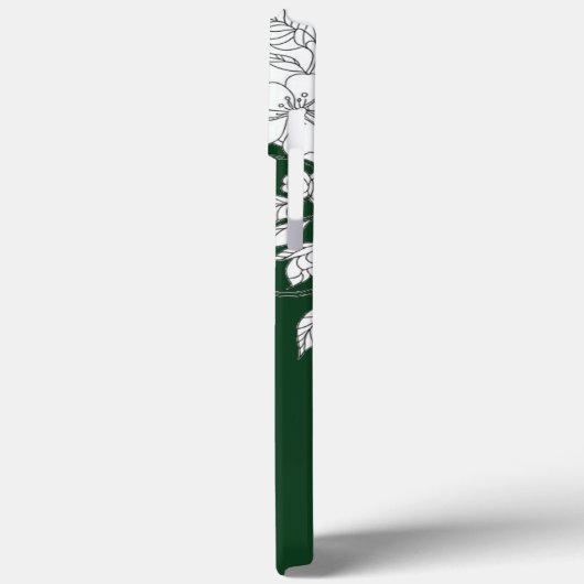 Modern elegant cute girly simple florals Case-Mate iPhone hülle (Rückseite / Links)