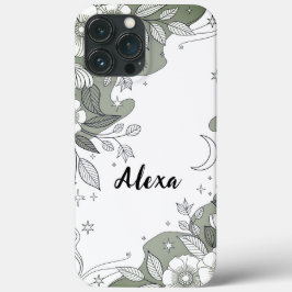 Modern elegant cute girly simple florals Case-Mate iPhone hülle